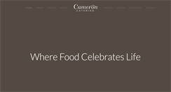 Desktop Screenshot of cameroncatering.com